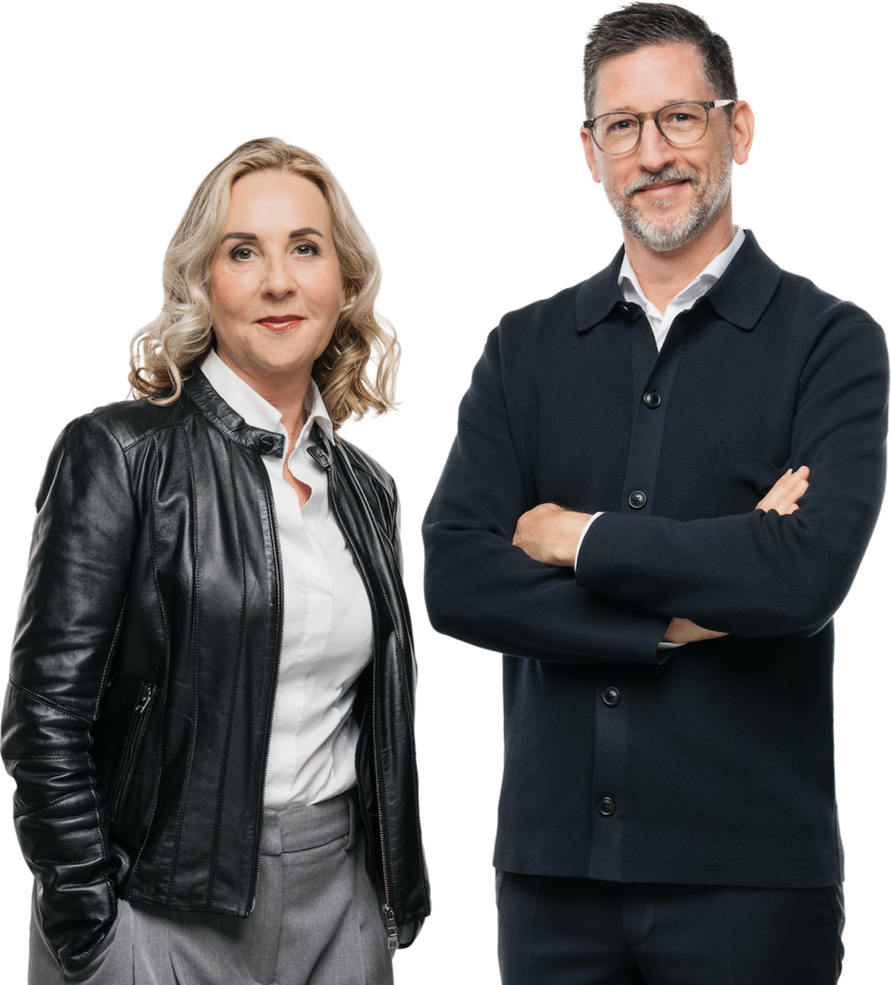 Michaela Grüsser und Mathias Cimzar nebeneinander
